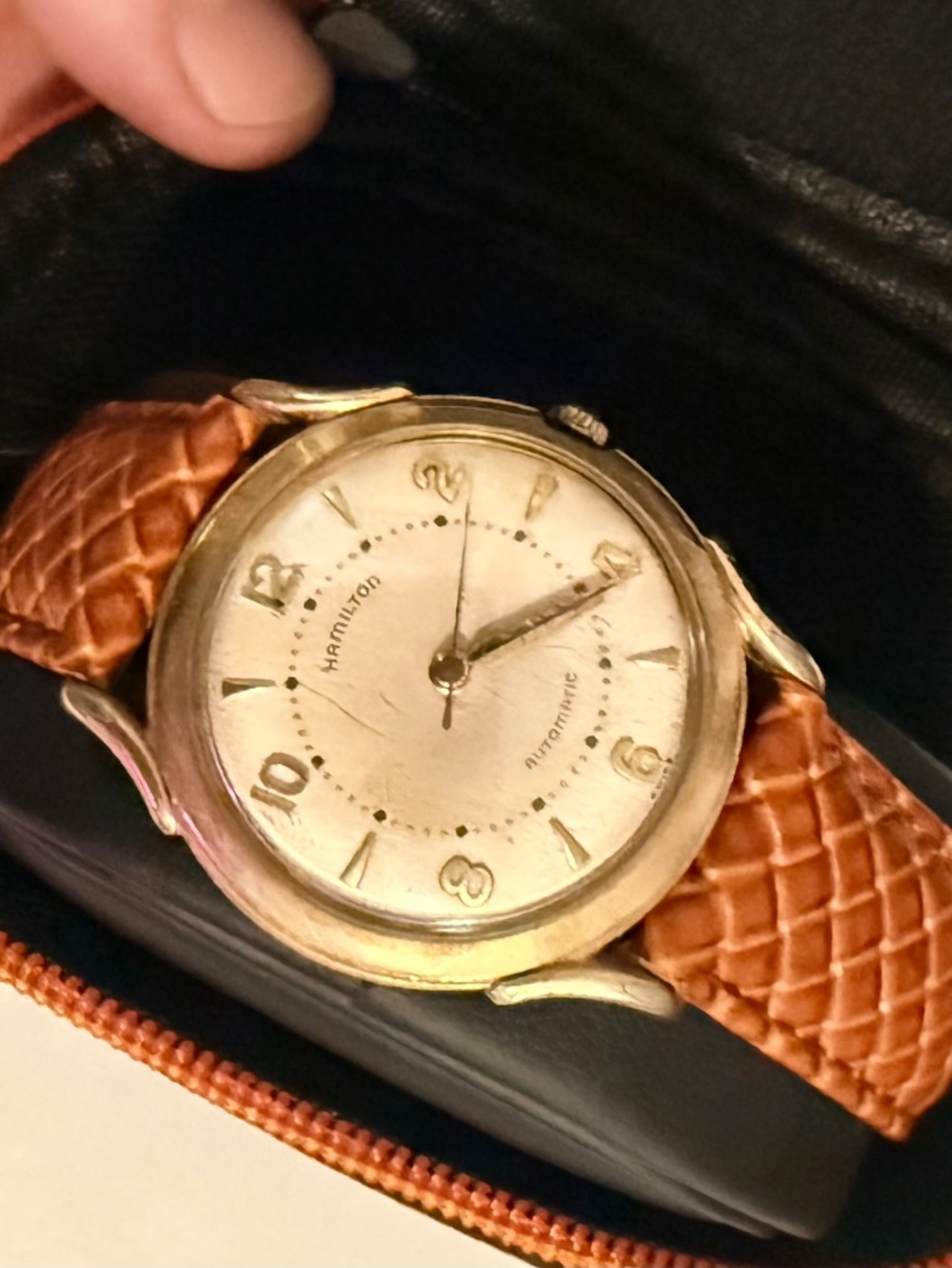 1956 Hamilton Accumatic with travel pouch - Picture 6 of 6